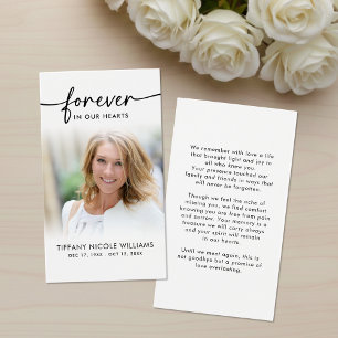 Tarjetas conmemorativas del memorial para siempre