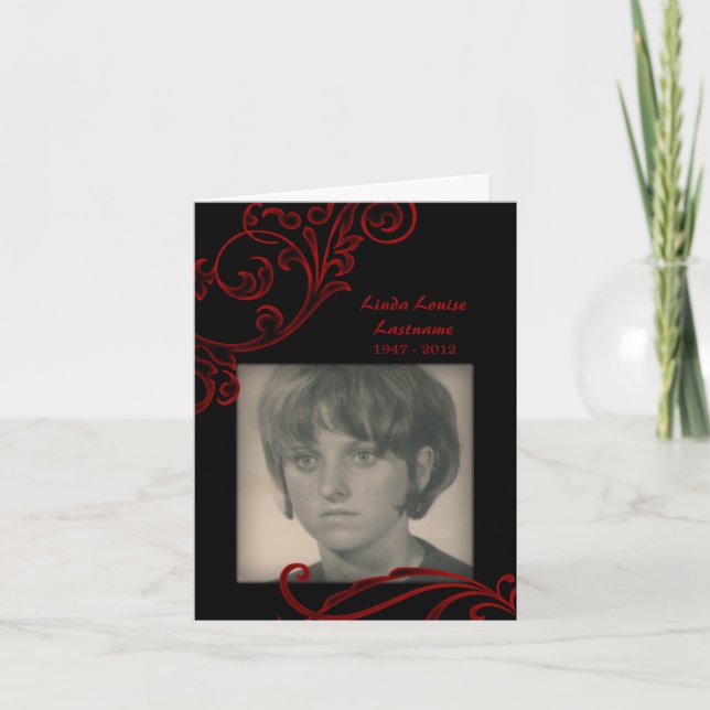 tarjetas conmemorativas : rojo flourier (Anverso)