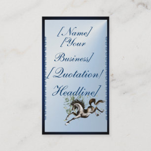 Tarjetas corrientes del perfil del caballo