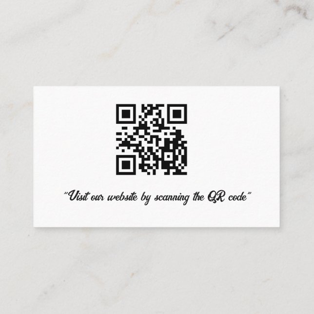 tarjetas creativas agregue el código URL del logot (Reverso)