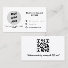 tarjetas creativas añade el código URL del logotip