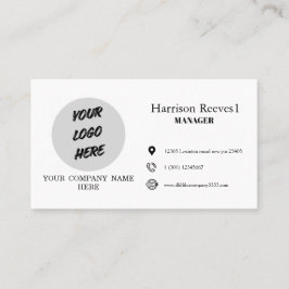 tarjetas creativas añade tu propio logotipo y nomb
