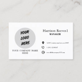 tarjetas creativas añade tu propio logotipo y nomb