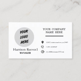 tarjetas creativas añade tu propio logotipo y nomb