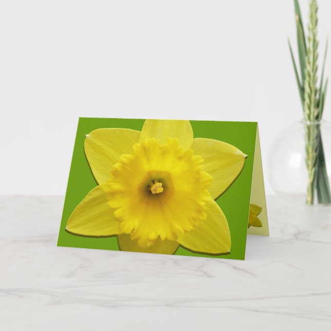 Tarjetas Daffodil Tarjetas Flower Flower Personali (Anverso)
