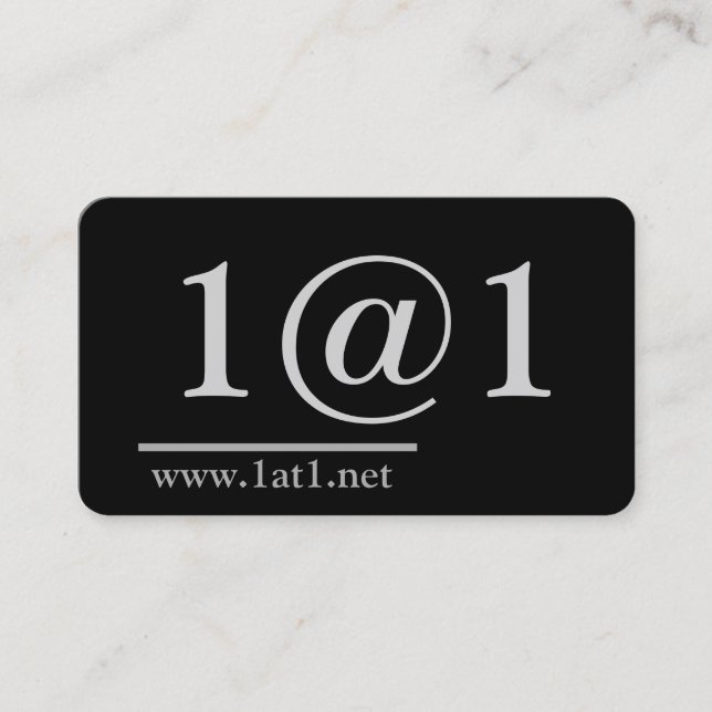 Tarjetas de 1@1 (Anverso)