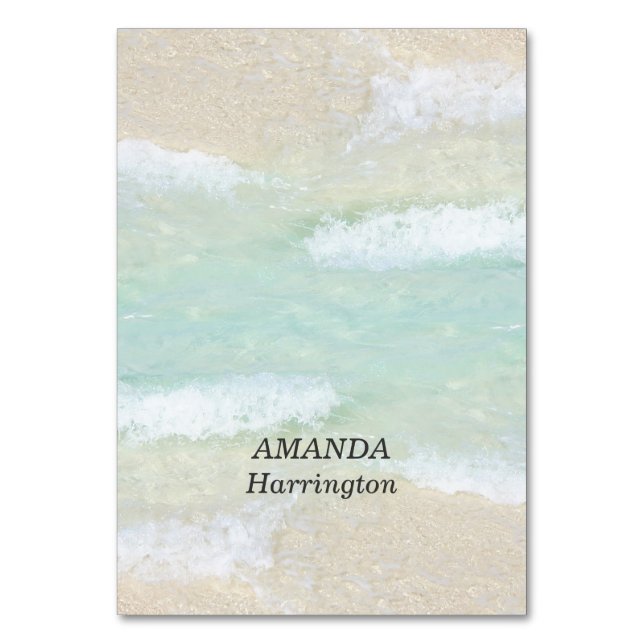 Tarjetas de acceso a las olas de playa (Anverso)