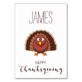 Tarjetas de Acción de Gracias de Personalizado bla