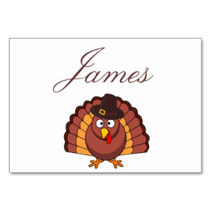 Tarjetas de Acción de Gracias - Turquía con Gorra