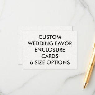 TARJETAS DE ACOGIDA DE FAVOR DEL Personalizado bod
