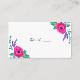 Tarjetas de acompañamiento de la mesa de invitados