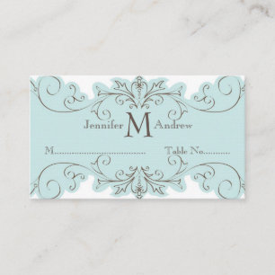 Tarjetas de acompañamiento de la mesa del Boda de