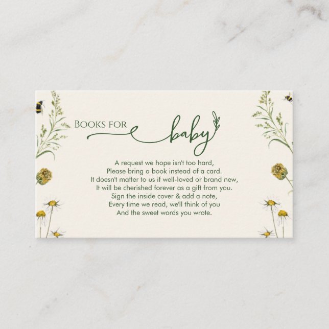 Tarjetas de acompañamiento de libros de flores sil (Anverso)