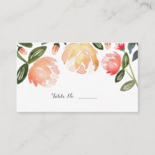 Tarjetas de acompañamiento de mesa de invitados de