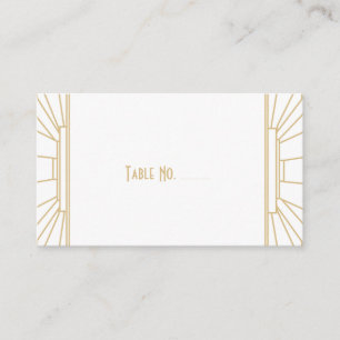 Tarjetas de acompañamiento estilo Art Deco para in