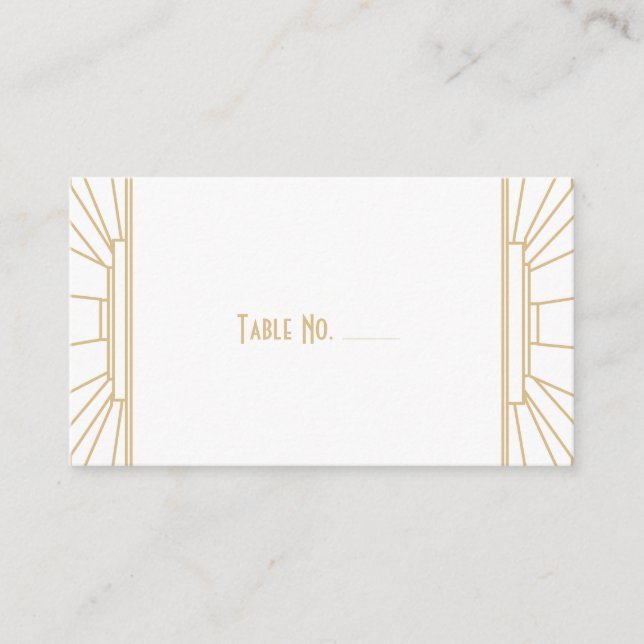Tarjetas de acompañamiento estilo Art Deco para in (Anverso)