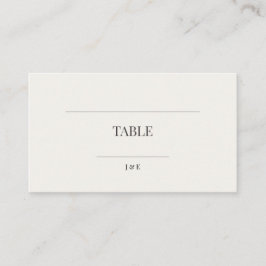 Tarjetas de Acompañamiento para Boda Minimalista |
