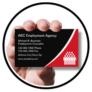 Tarjetas de Agencia de Empleo