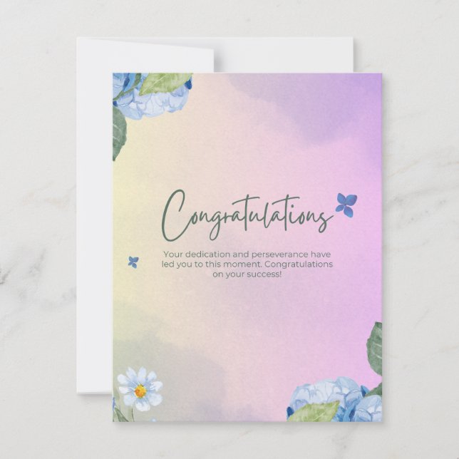 Tarjetas de agradecimiento (Anverso)