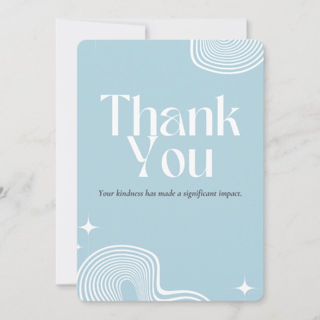 Tarjetas de agradecimiento (Anverso)