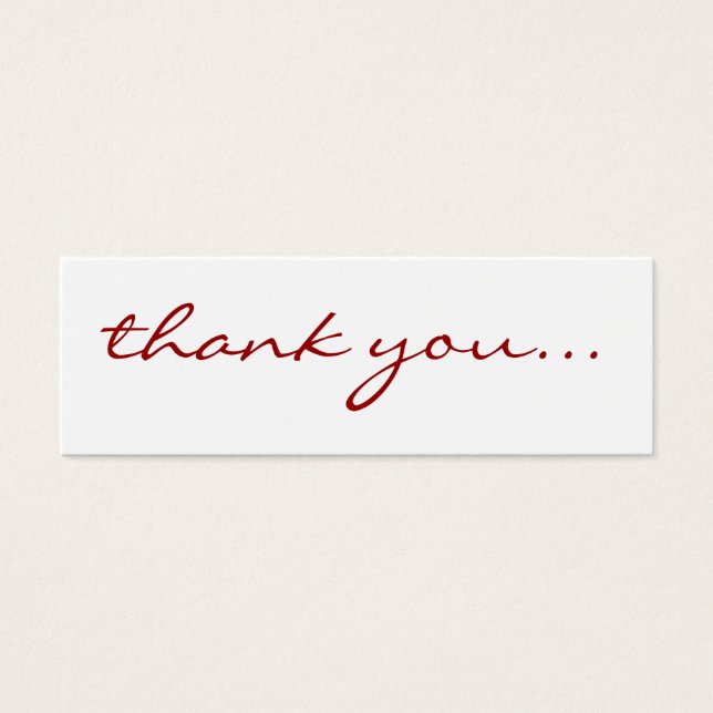 tarjetas de agradecimiento (Frente)