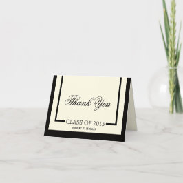 Tarjetas de agradecimiento a la graduación de crem