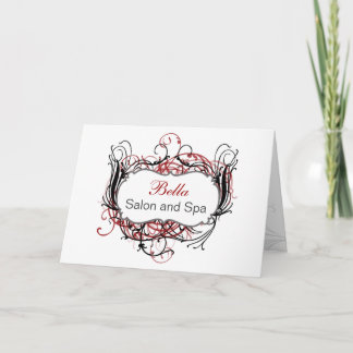 tarjetas de agradecimiento a los negocios de Moda