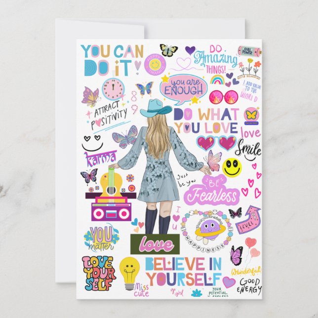TARJETAS DE AGRADECIMIENTO AFIRMACIONES SWIFT (Anverso)