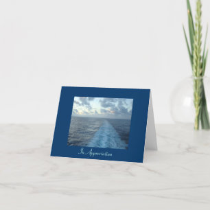 Tarjetas de agradecimiento Aft View Blank