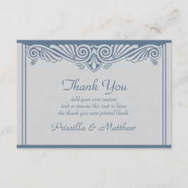 Tarjetas de agradecimiento al Art Deco moderno