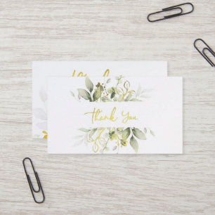 Tarjetas de agradecimiento Aspecto profesional Gra