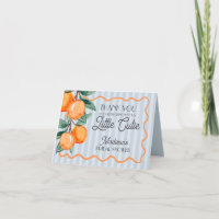 Tarjetas de agradecimiento Blue Cutie Main Squeeze