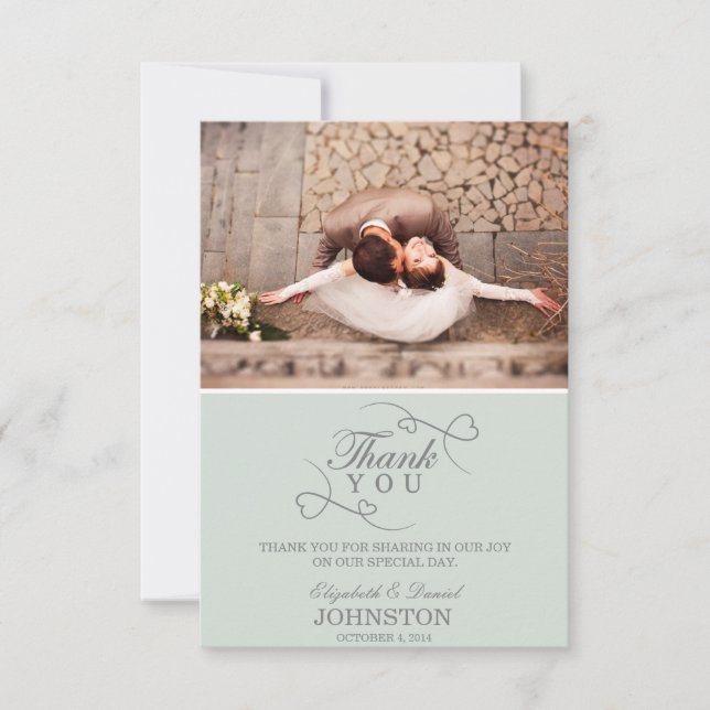 Tarjetas de agradecimiento | Boda (Anverso)