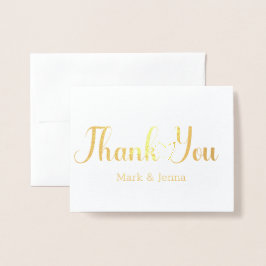 Tarjetas de agradecimiento Bodas Parejas Nombre Sc