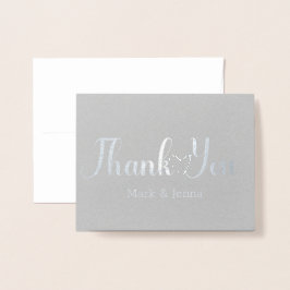 Tarjetas de agradecimiento Bodas Parejas Nombre Sc