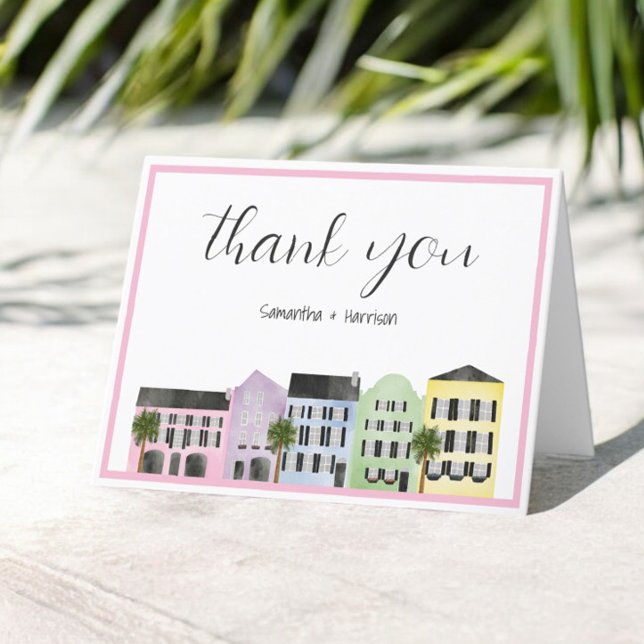 Tarjetas de agradecimiento Charleston Boda Rainbow (Subido por el creador)
