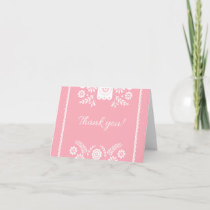 Tarjetas de Agradecimiento Cielito Lindo