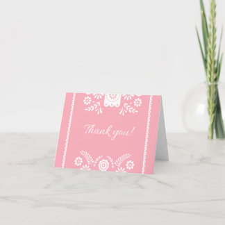 Tarjetas de Agradecimiento Cielito Lindo
