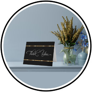 Tarjetas De Agradecimiento Clásico Para Empresas