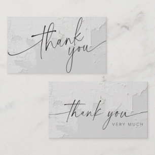 Tarjetas de Agradecimiento con Aspecto Profesional