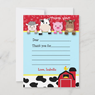 Tarjetas de agradecimiento con espacios en blanco 