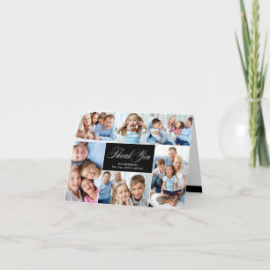 Tarjetas de agradecimiento con hermoso collage