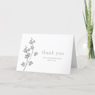 Tarjetas de agradecimiento con ilustración de hied