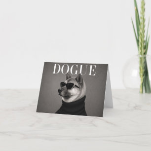Tarjetas de agradecimiento con retrato de perro Ak