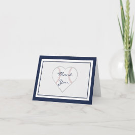 Tarjetas de agradecimiento con tema de béisbol
