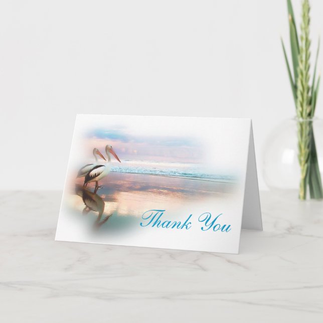 Tarjetas de agradecimiento con tema de boda en la  (Anverso)
