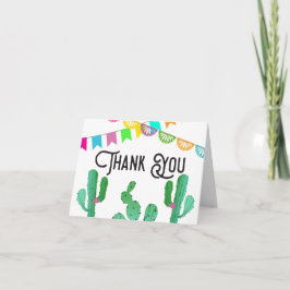 Tarjetas de agradecimiento con tema de fiesta