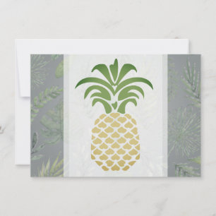 Tarjetas de agradecimiento Corazones de Piña