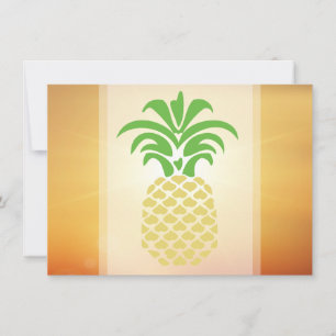 Tarjetas de agradecimiento Corazones de Piña