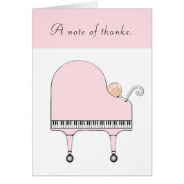 Tarjetas de agradecimiento creativas para bebé